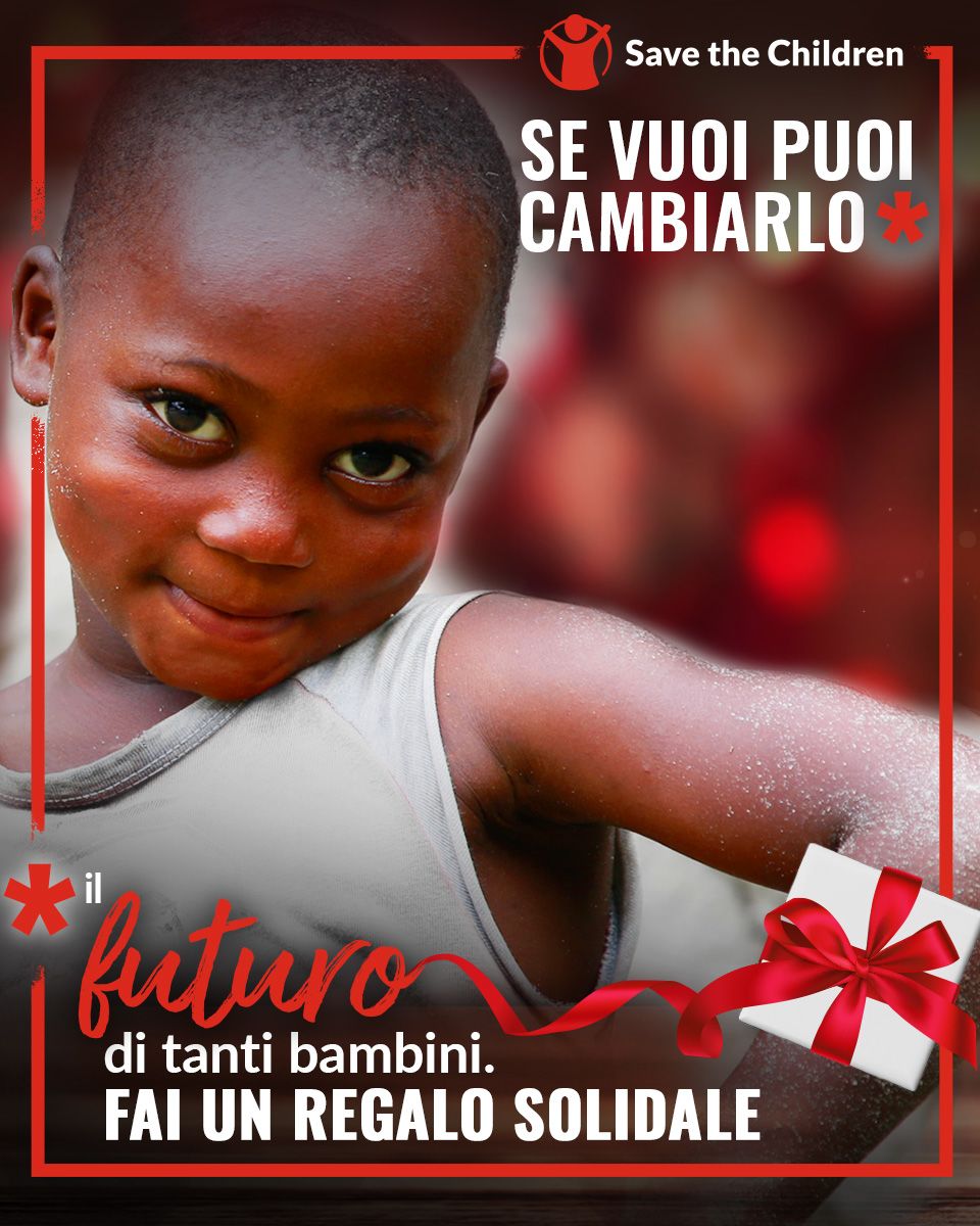 Volantino regali Natale Save the Children